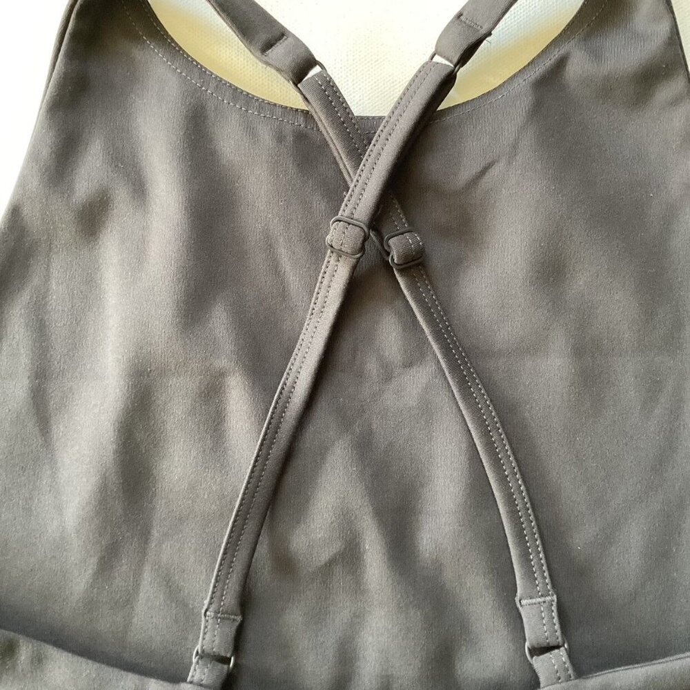 Girlfriend Collective Gray Sports Bra - Picture 3 of 5